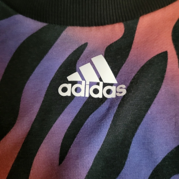 Women's Adidas Colorful Sweatshirt Large - Picture 5 of 5